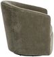 Classic Home Valencia Olive Moss Swivel Accent Chair-3
