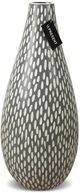 Le Present Drop Slim Dash Grey 15.7" Vase-0