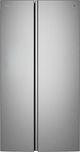 GE Profile™ ENERGY STAR® 36" 28.4 Cu. Ft. Fingerprint Resistant Stainless Steel Side-By-Side Refrigerator with Dual-Dispense AutoFill Pitcher and CustomSize™ Ice-0
