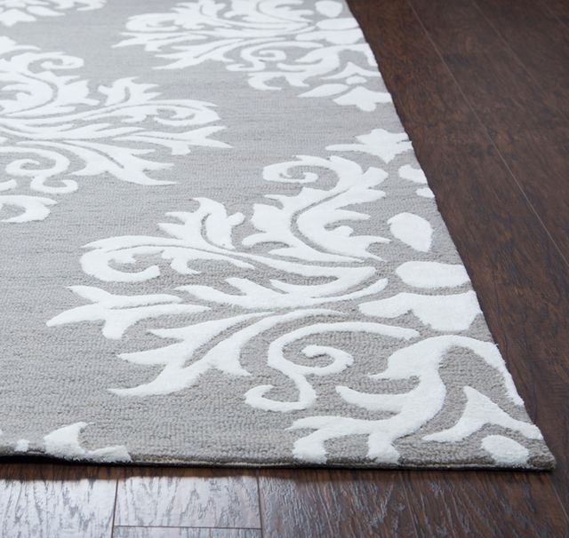 Rizzy Home Eden Harbor Heather Gray 3' x 5' Rug-1