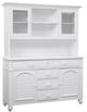American Woodcrafters 6510 Cottage Traditions Clean White Traditions Hutch-0