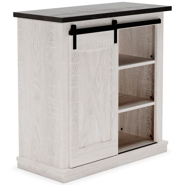 Signature Design by Ashley® Dorrinson Antique White Accent Cabinet-0