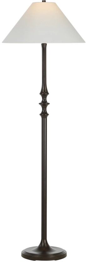 Renwil® Everren Zyraa Matte Dark Bronze Floor Lamp-3