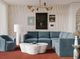 TOV Furniture Willow 5-Piece Blue Modular Sectional-1