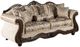 Furniture of America® Andalusia Dark Cherry/Light Brown Sofa-0