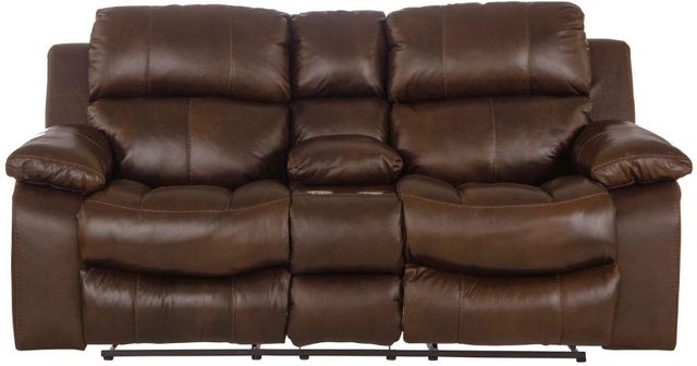 Catnapper® Positano Cocoa Manual Reclining Loveseat-1