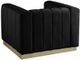 Meridian Furniture Marlon Black Velvet Chair-1