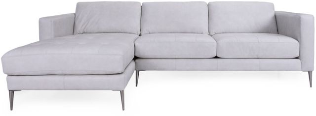 Decor-Rest® Furniture LTD 3795 White 2 Piece Left-Arm Facing Sectional and Chaise-1