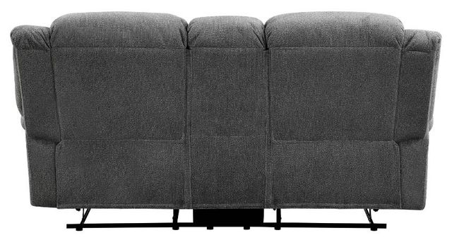 Homelegance® Brennen Charcoal Double Reclining Loveseat-3