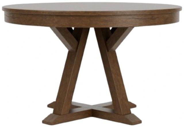 Riverside Furniture Calhoun Whiskey Oak Round Dining Table-3