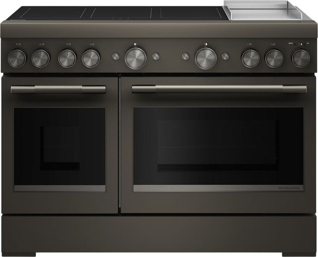 KitchenAid® 48" Black Ore Pro Style Induction Range with Griddle-0