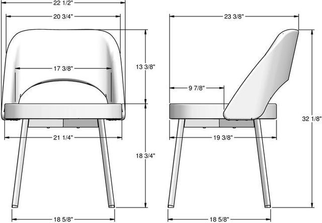 Amisco Customizable Scarlett Dining Side Chair-2
