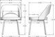 Amisco Customizable Scarlett Dining Side Chair-2