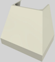Vent-A-Hood® Designer Series 36" Biscuit Wall Mounted Range Hood-2
