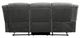 Homelegance® Brennen Charcoal Double Reclining Sofa-3