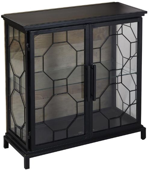Jaipur Furniture Makali Black Powder Cabinet-0