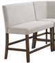 Elements International Seneca 3-Piece Brown/Gray Counter Bench-1