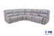 Cheers by Man Wah 6-Piece Stone Power Reclining Sectional-0
