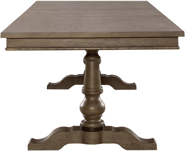 Liberty Furniture Americana Farmhouse 7-Piece Beige/Dusty Taupe Trestle Dining Set-2