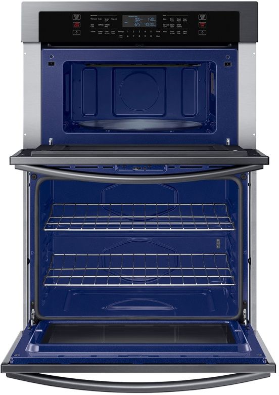 Samsung 30" Fingerprint Resistant Black Stainless Steel Oven/Microwave Combo Electric Wall Oven-8