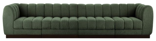 Meridian Furniture Quinn 4-Piece Green Modular Sofa-1