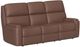 Flexsteel® Customizable Rio Leather Manual Reclining Sofa-2