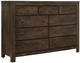 Emerald Home Ashton Hills Ash Brown Dresser-0