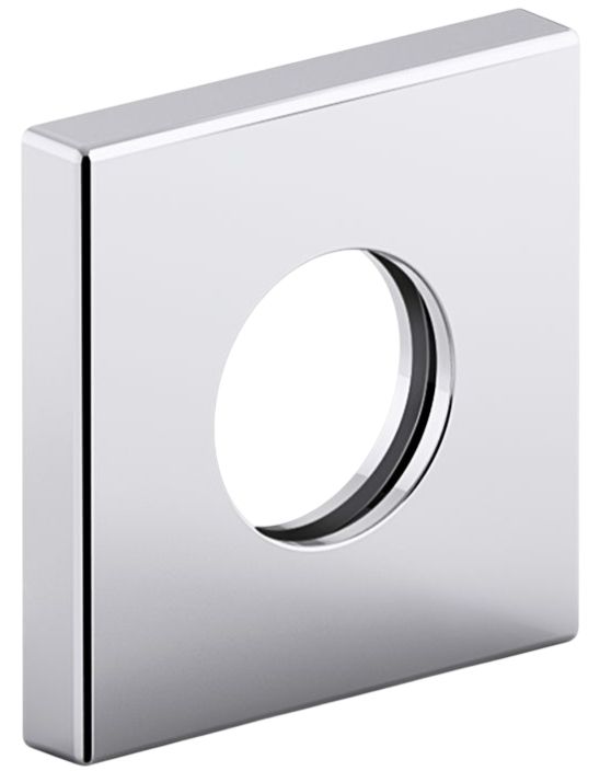 KOHLER® Polished Chrome Square Shower Arm Trim Kit-0