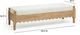 TOV Furniture Thelma Natural/Off-White Bench-2