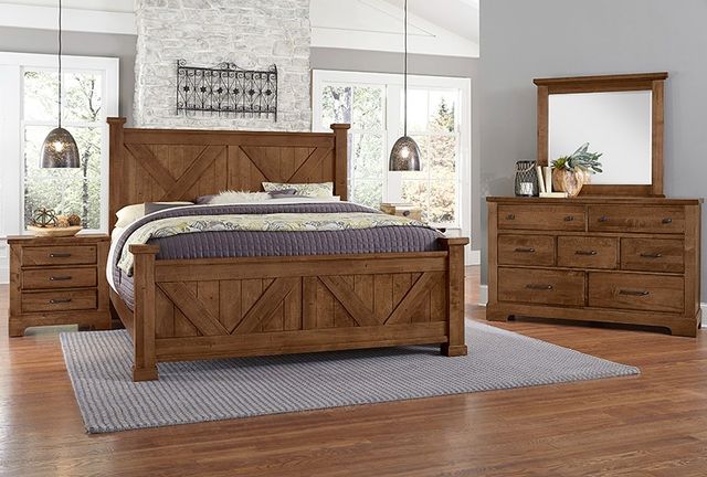 Artisan & Post by Vaughan-Bassett Cool Rustic Amber 7-Drawer Dresser-1