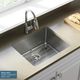 Elkay Crosstown® Polished Satin 23" x 19" Single Bowl Undermount Sink Kit-4