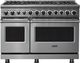 Viking® 7 Series 48" Stainless Steel Pro Style Dual Fuel Range-0