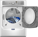 Maytag® Front Load Electric Dryer-White-0