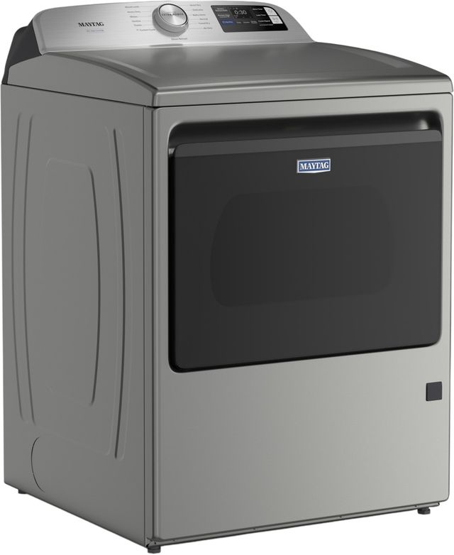 Maytag® 7.4 Cu. Ft. Classic Silver Smart Front Load Gas Dryer with Pet Pro Option-3