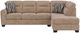 Benchcraft® Olten 2-Piece Mocha Right-Arm Facing Sectional and Chaise-1