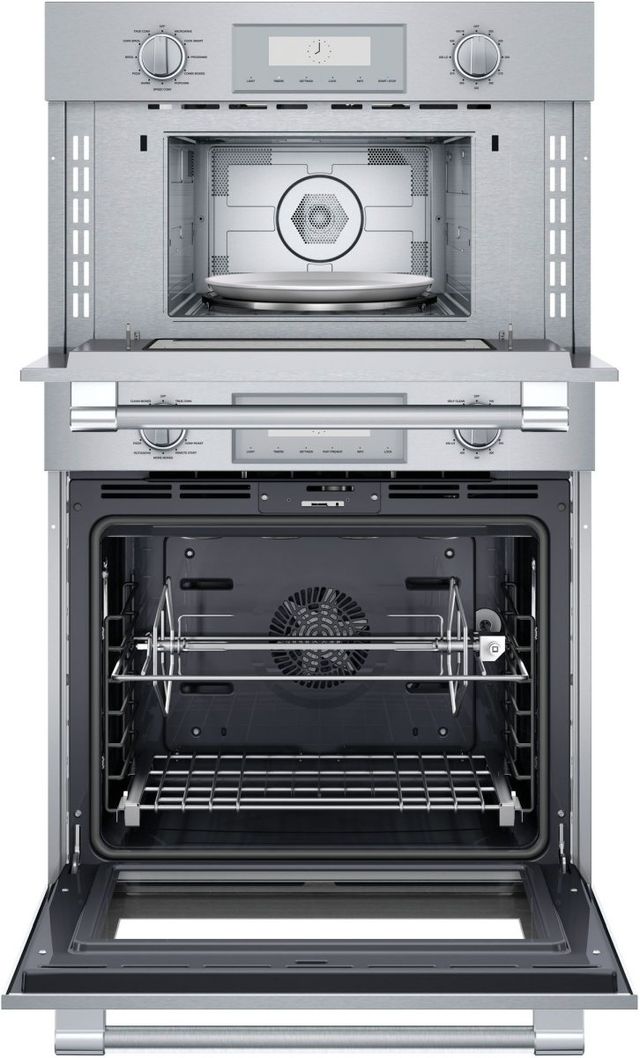 Thermador® Professional 30" Stainless Steel Oven/Micro Combo Electric Wall Oven-1