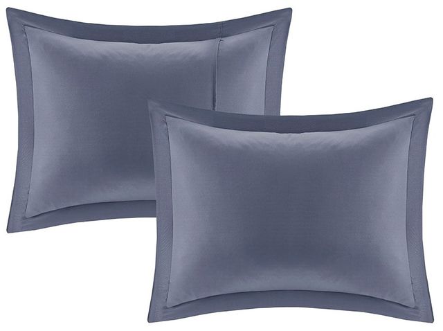 Olliix by Intelligent Design Marsden Blue and Grey Full Complete Bed and Sheets Set-1