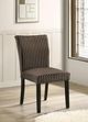 Coaster® Dermott 2-Piece Chocolate Upholstered Dining Side Chair Set-1