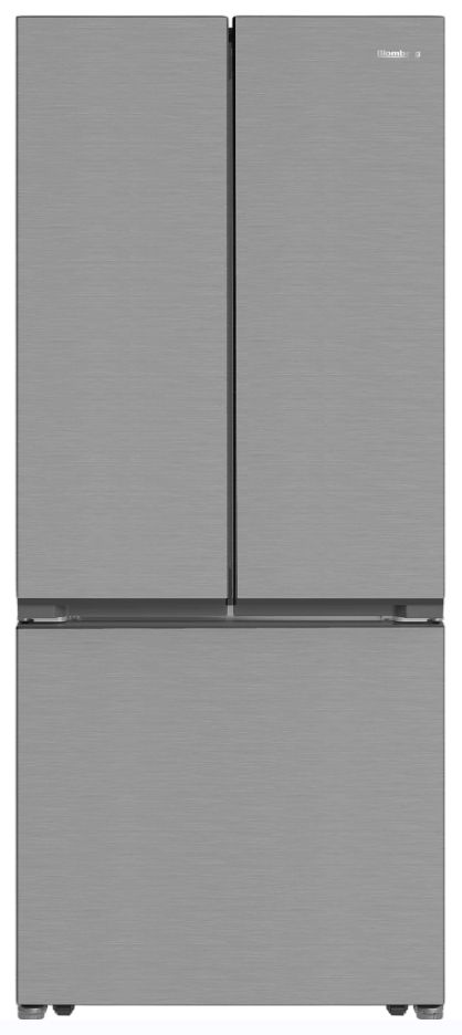 Blomberg® 30" 16.1 Cu. Ft. Fingerprint Free Stainless Steel Counter Depth French Door Refrigerator-0
