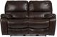 Porter International Designs Ramsey Brown Leather-Look Dual Reclining Loveseat-0