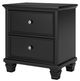 Signature Design by Ashley® Lanolee Black Nightstand-2