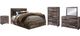 Benchcraft® Derekson 5-Piece Multi Gray Queen Panel Storage Bed Set-0