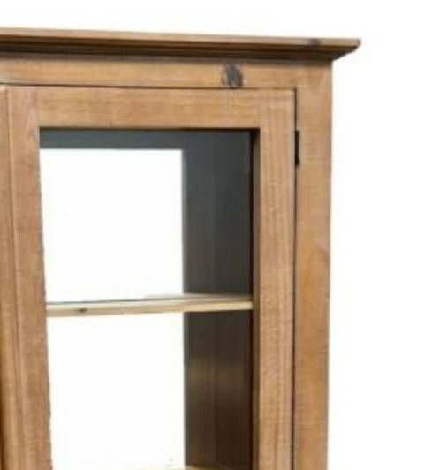 Million Dollar Rustic Native Pine Gun Curio Cabinet-1