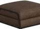 International Furniture Direct Tyne Chocolate Brown Footstool Ottoman-3