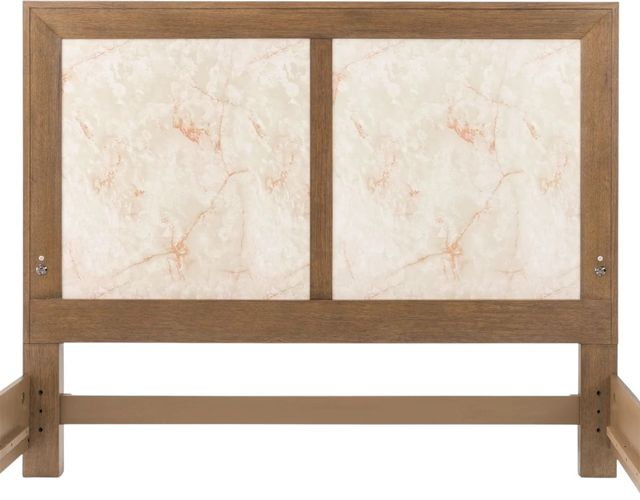 Michael Amini® Portrait Sienna Brown Eastern King Panel Bed with LED Lights-4