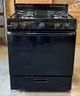 Hotpoint® 30" Black Free Standing Gas Range with Low Back-0