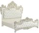 ACME Furniture Adara Antique White/Pearl White Eastern King Panel Bed-0