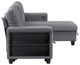Homelegance® Robinson 3-Piece Gray Sectional with Reversible Chaise-3