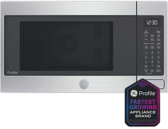 GE® 1.5 Cu. Ft. Stainless Steel Countertop Microwave-1