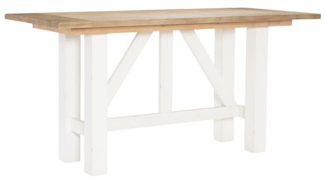 Legacy Classic XXX's and OOO's Amber Counter Table with Cotton Base-0